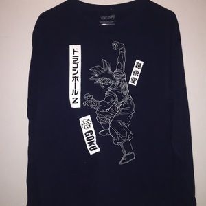 Navy Blue Dragon Ball Z Long Sleeve Shirt